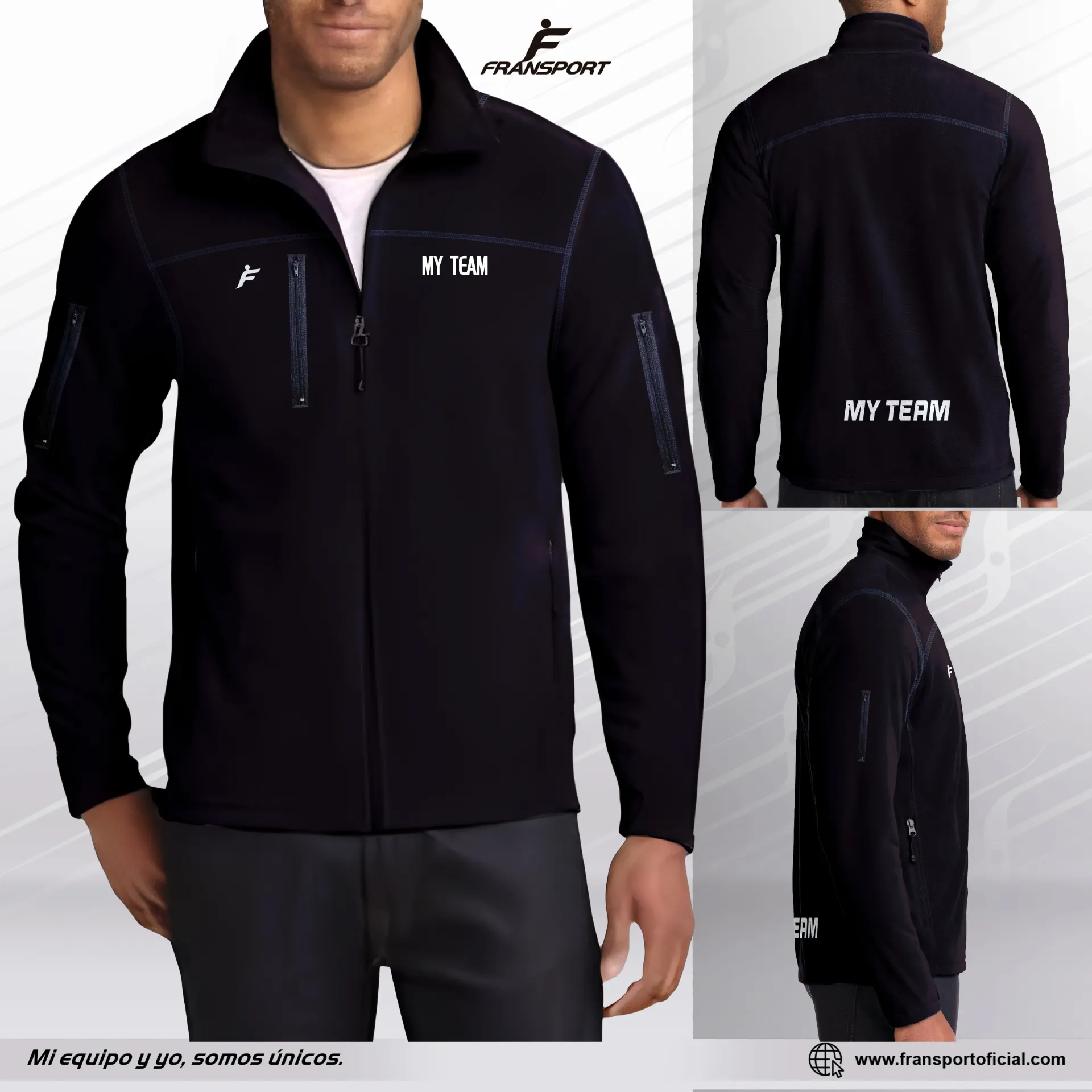 Chamarras en Micropolar Personalizables Fransport - ID 1419 