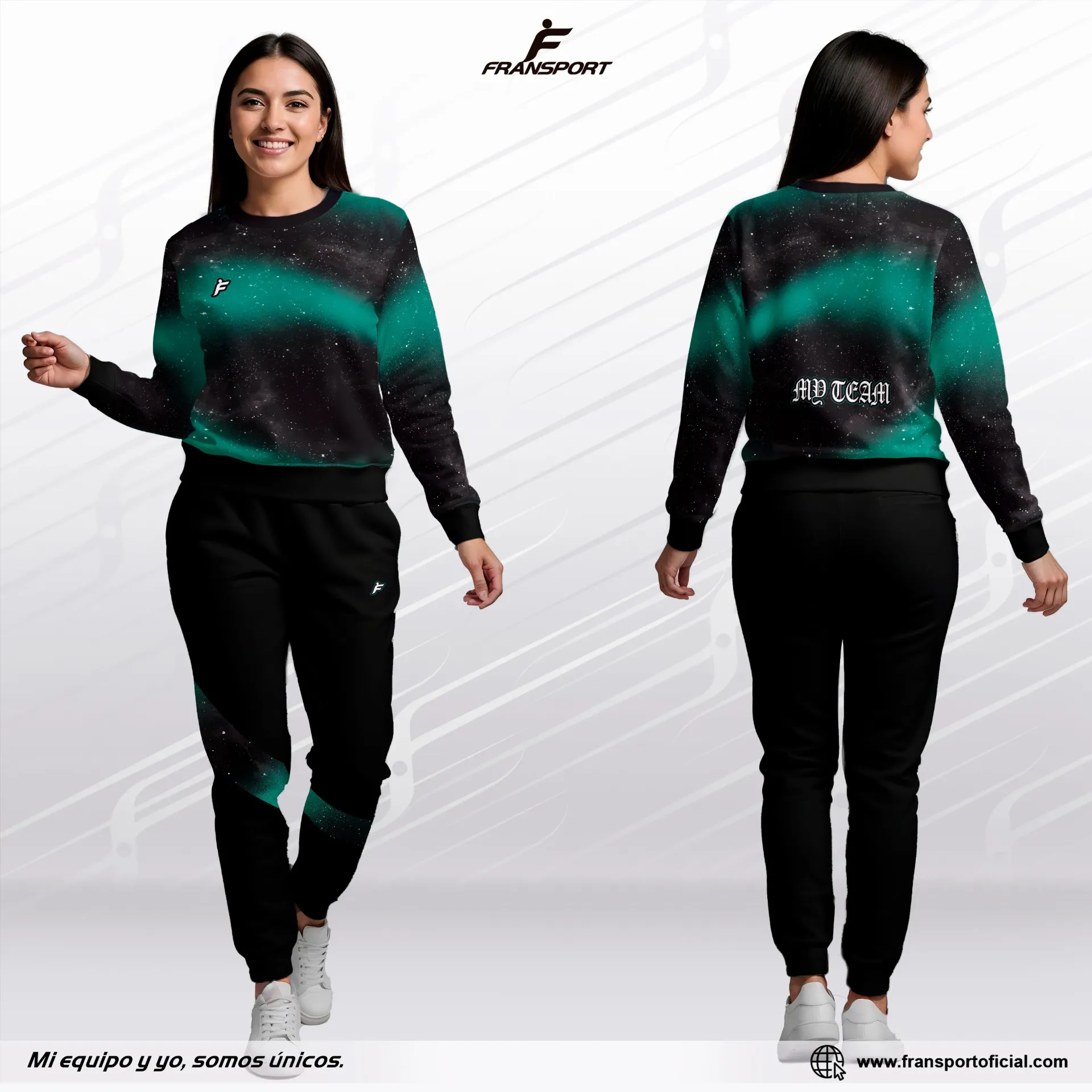 Chándal casual fransport - personalizable - Id 1419  mujer