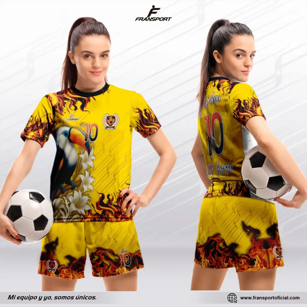 CONJUNTO POLERA Y CORTO FUL SUBLIMADO ALTO SIGUANI 629