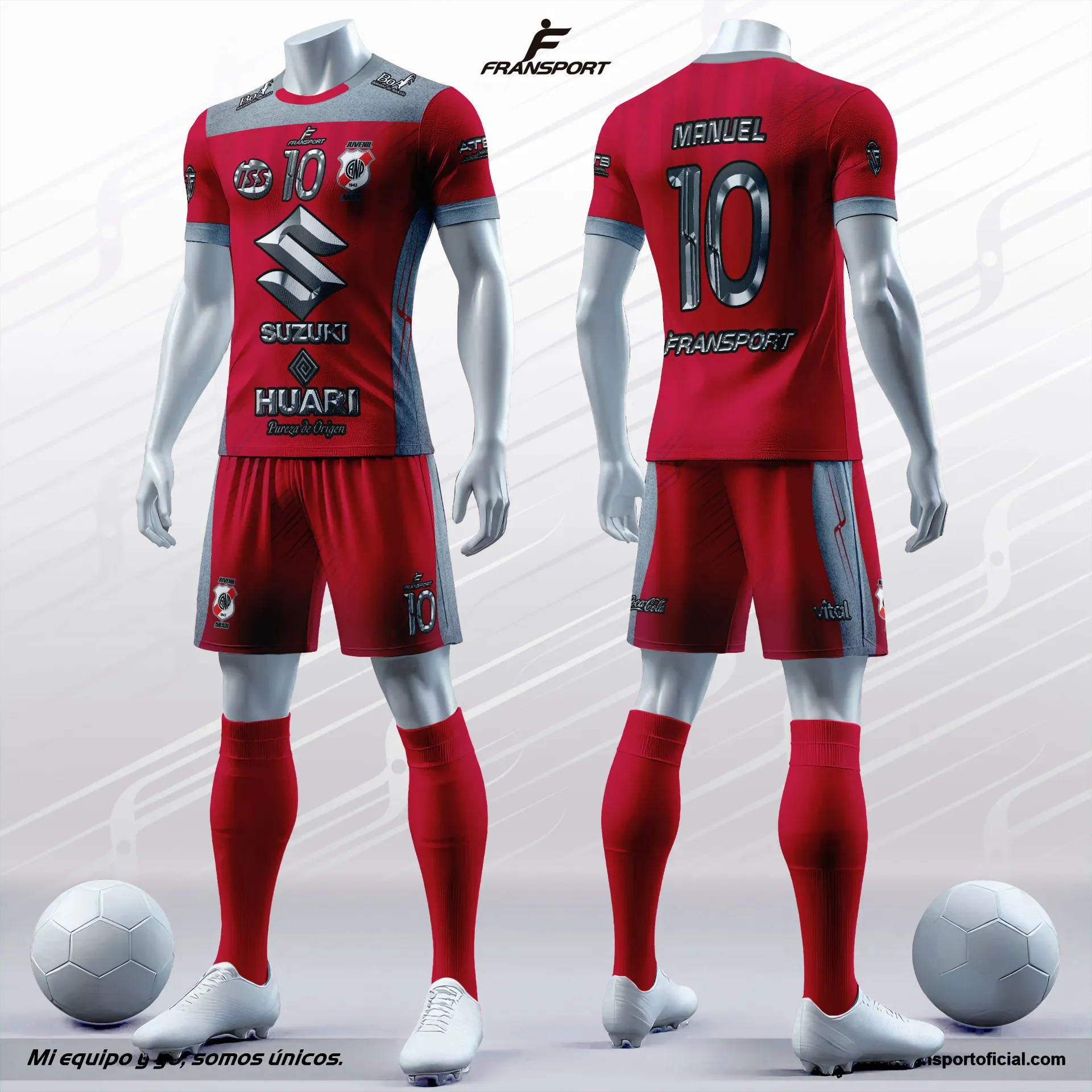 CONJUNTO POLERA Y CORTO FULL SUBLIMADO - CRM 726