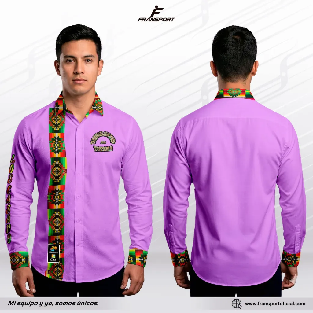 Camisa estilo folklorico personalizable - 685 c