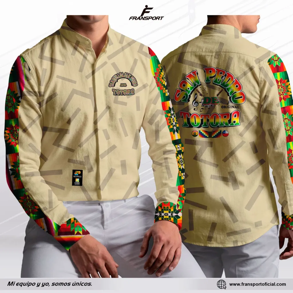 Camisa estilo folklorico personalizable - 685 b