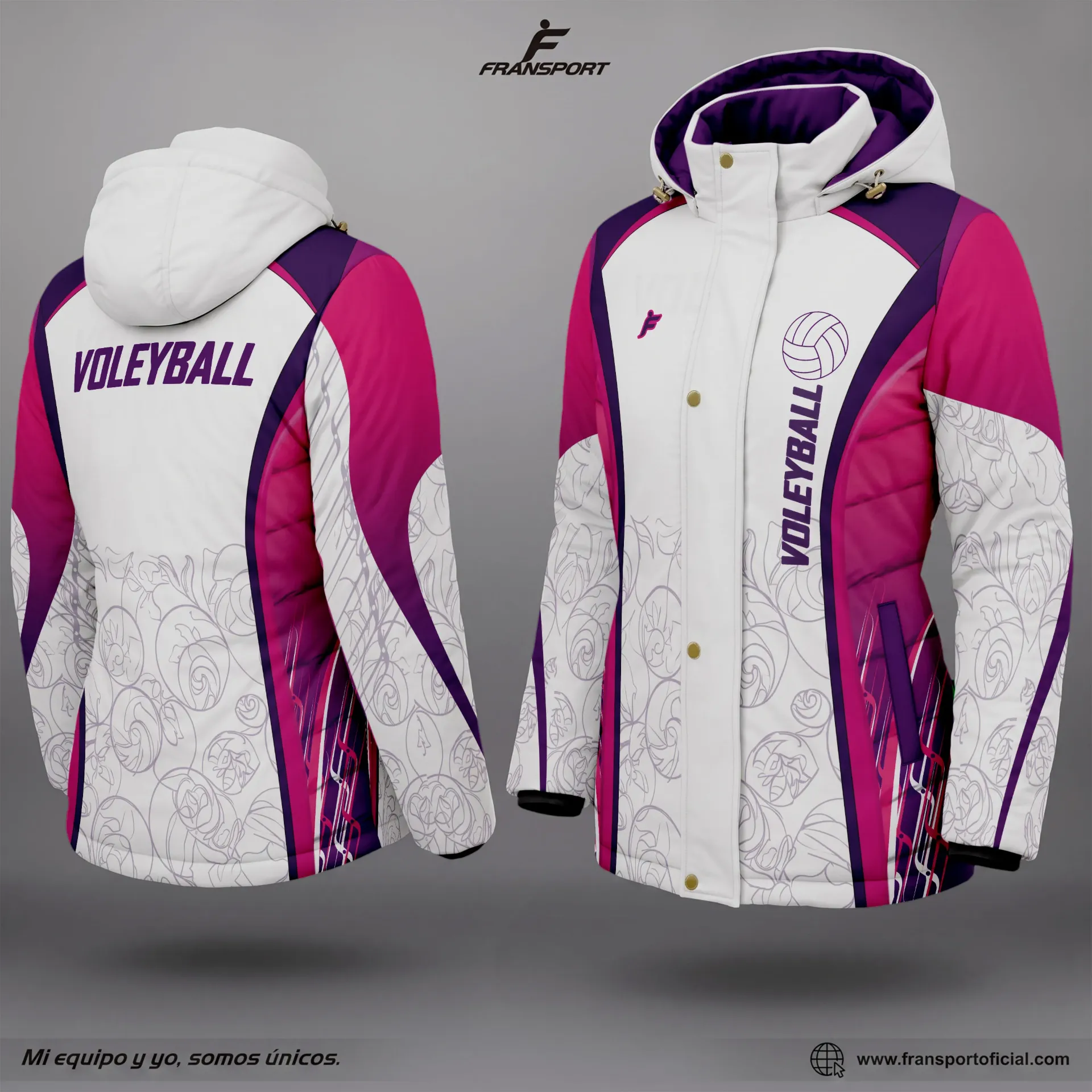 Parka full sublimada personalizable - 771 b