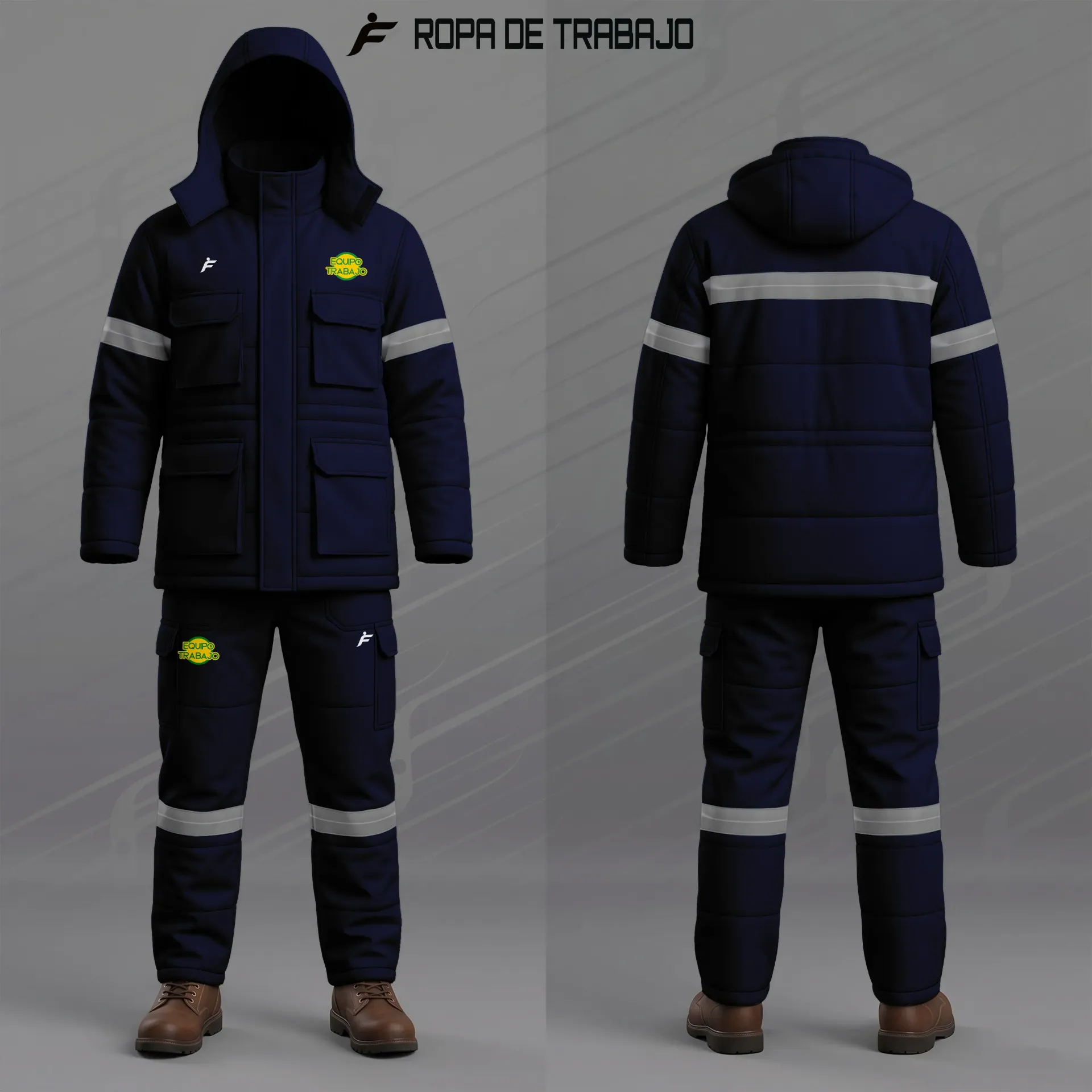 Conjunto Parka pantalon termico - Ropa de trabajo personalizable Fransport - 112