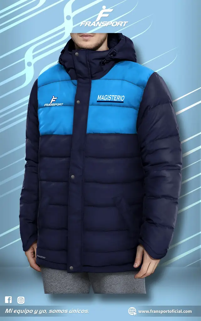 Parka sin sublimado (Azul)