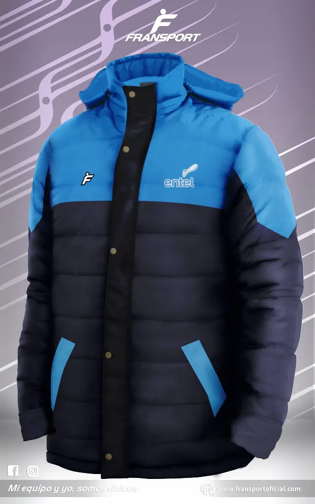 Parka sin sublimado (Azul)
