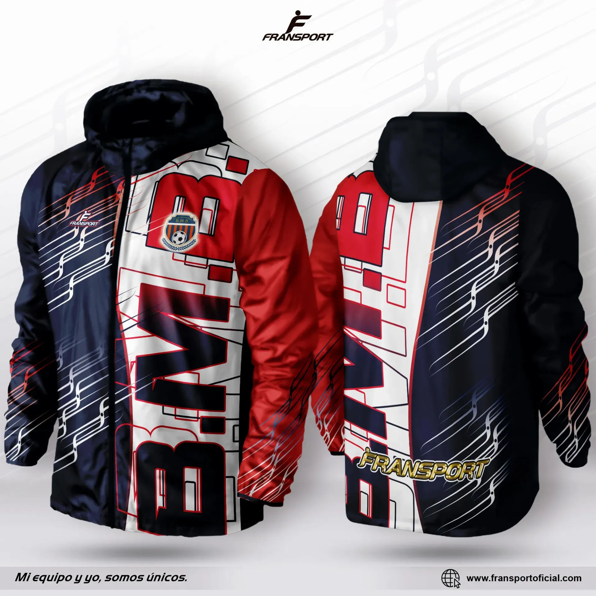 Impermeable - Rompevientos personalizable Fransport - MOD 8512