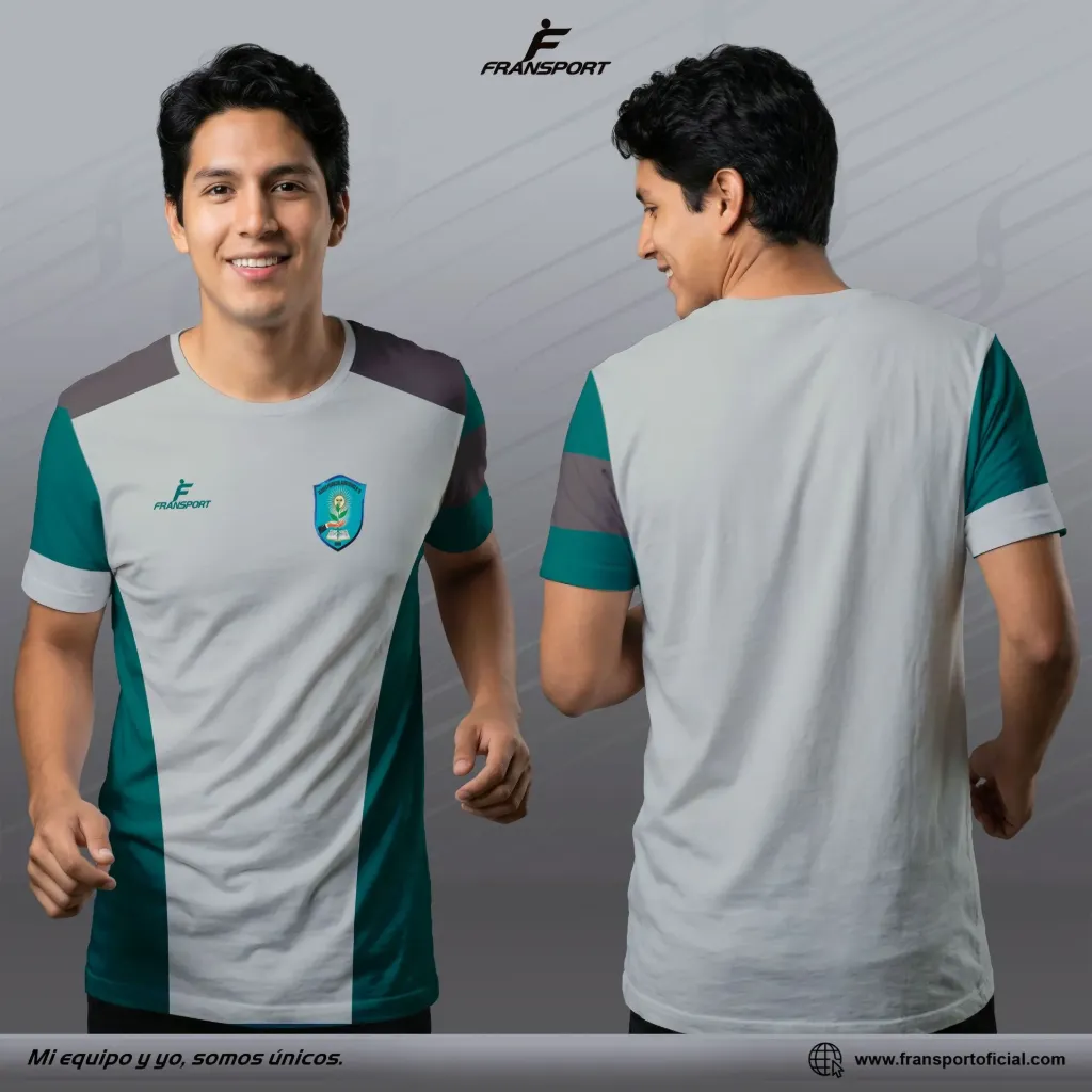Camisetas personalizables Fransport estilo casual varon - crm 2062