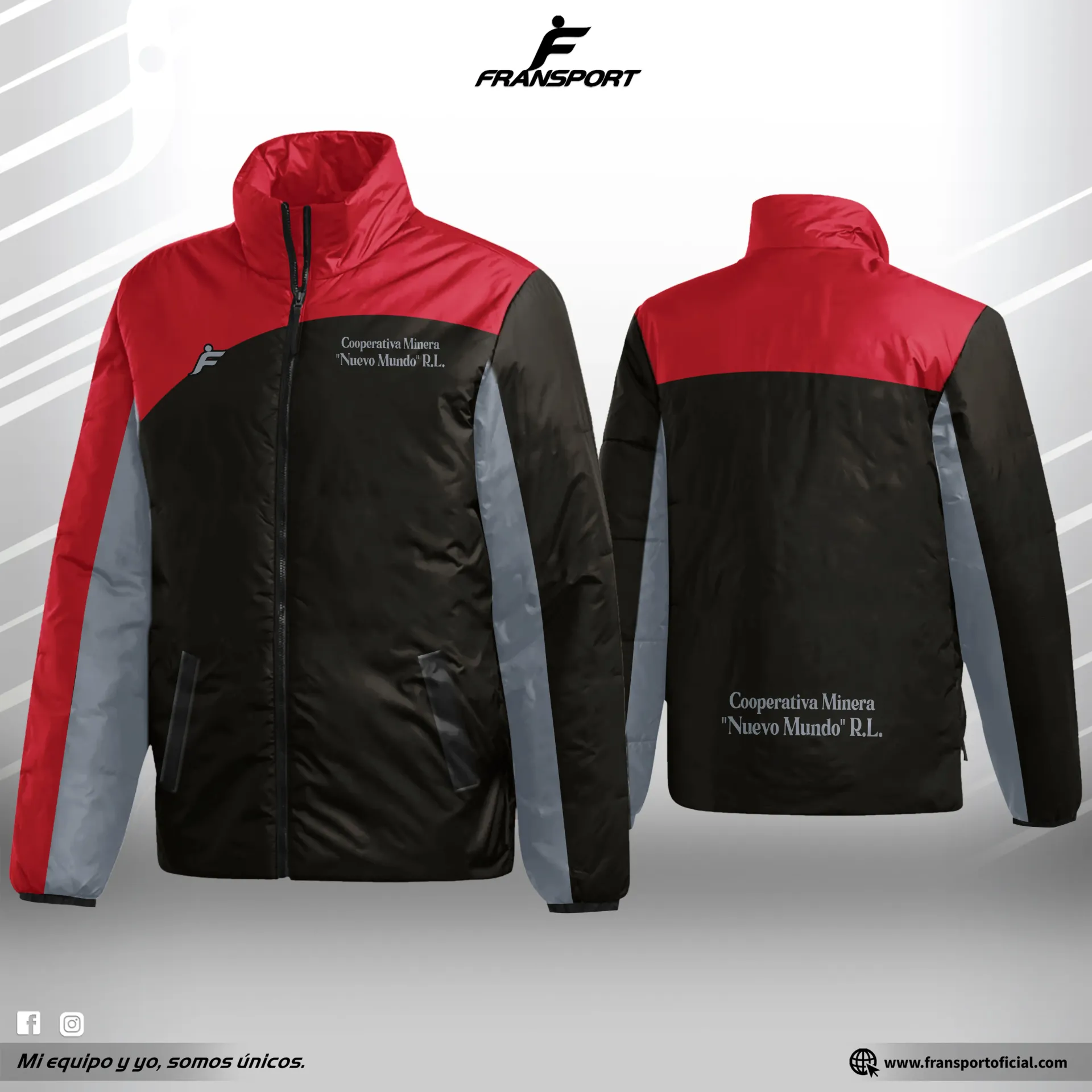 Chamarra termica personalizable Fransport - CRM 2304