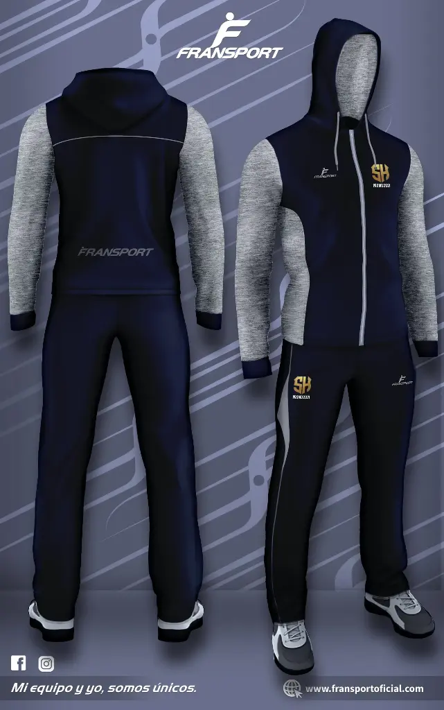Deportivo sin sublimado  (Azul)