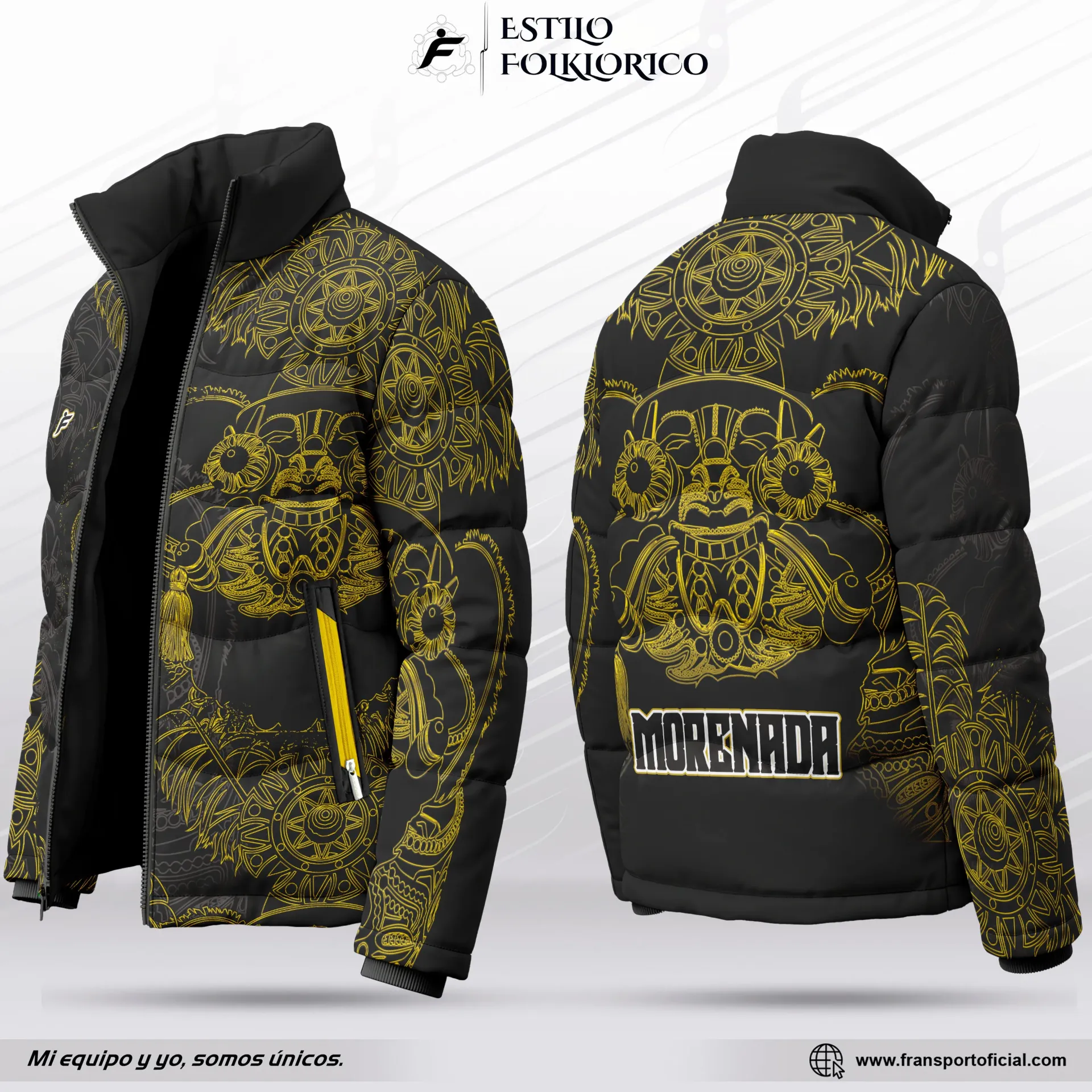 Parka termica Estilo Folklor Bolivia – Morenada | Modelo Personalizable – Fransport - ID 2188 a