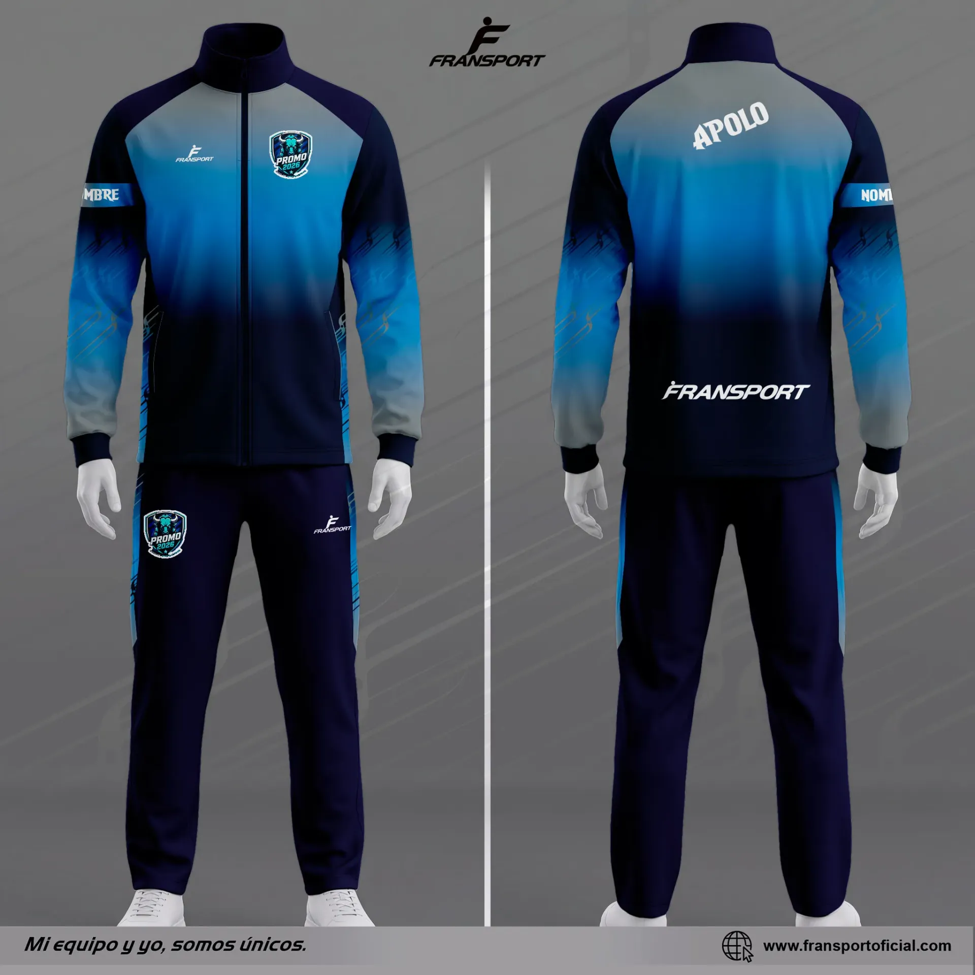 Conjunto Deportivo personalizable Fransport  - 757