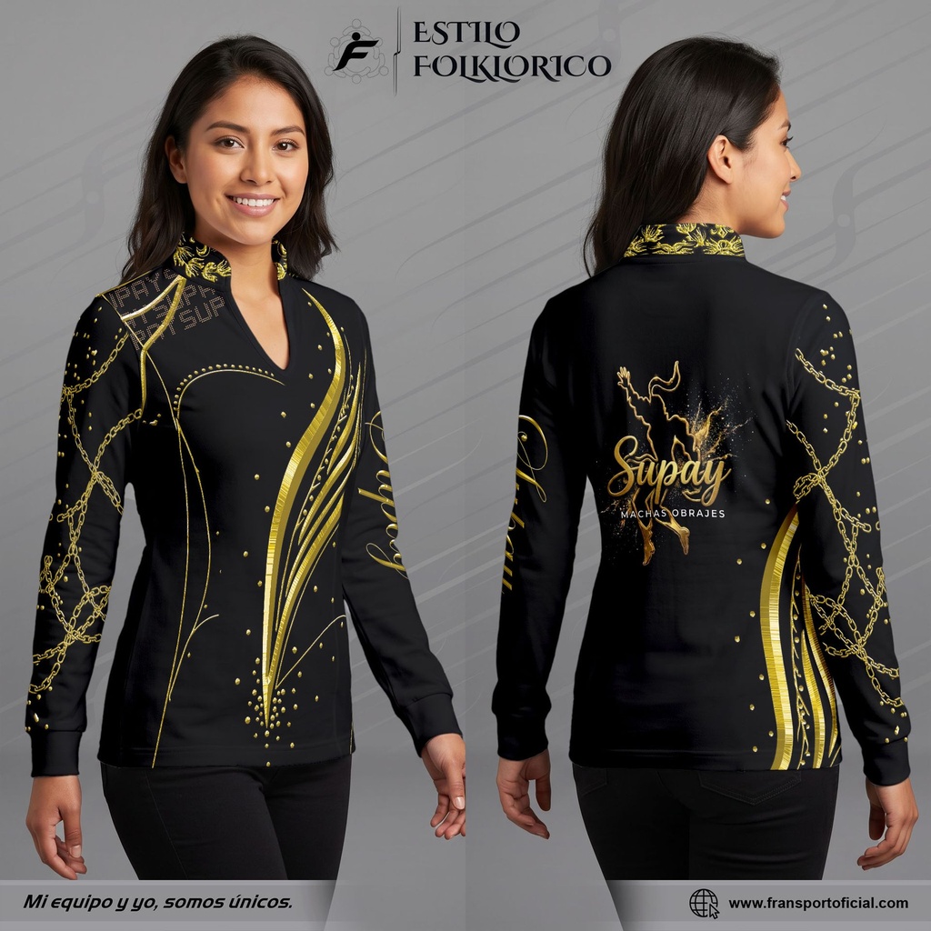 Camiseta Estilo Folklor Bolivia | Modelo Personalizable – Fransport - Modelo 2600