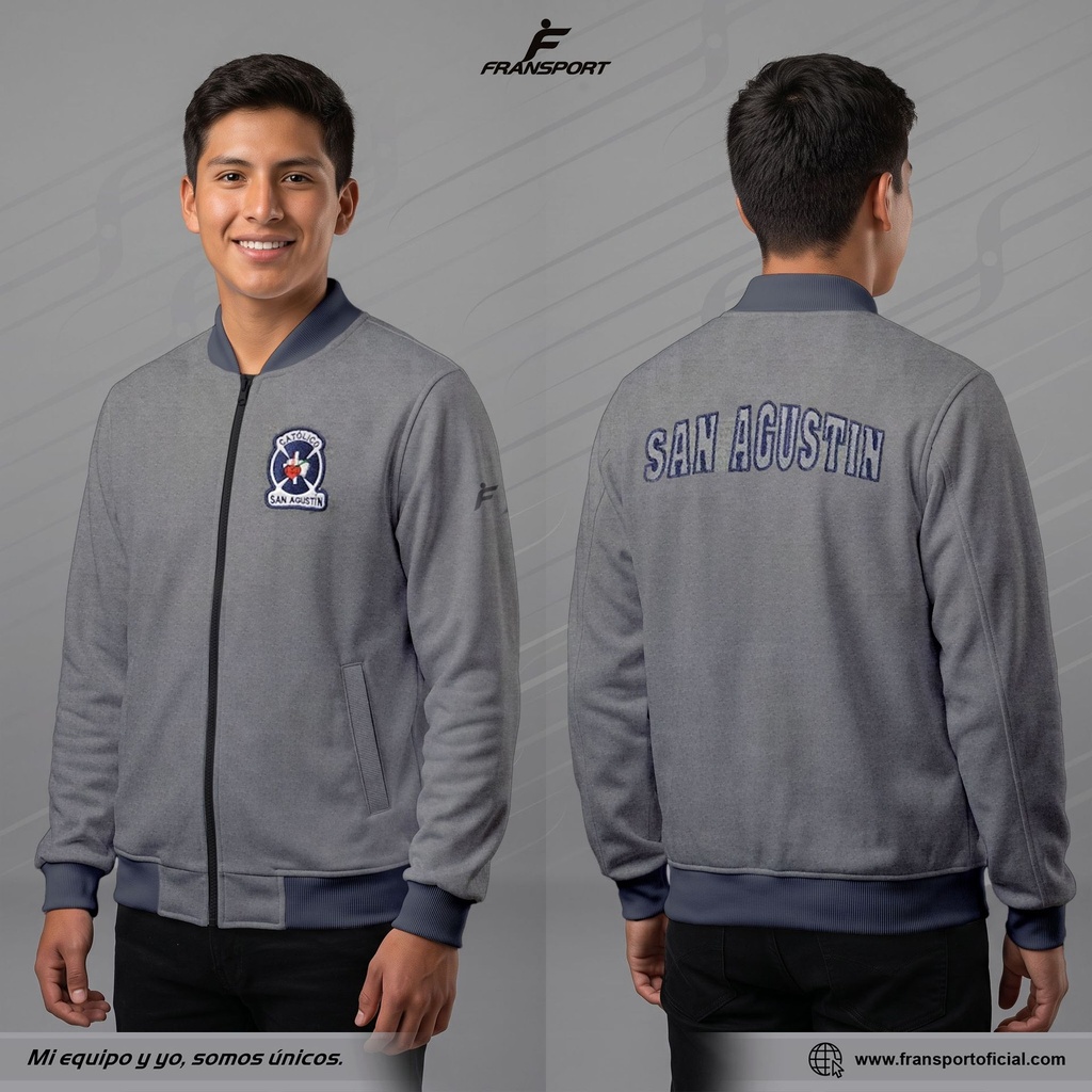Chamarra Bomber Personalizada para Promociones y Colegios (Modelo 1967)