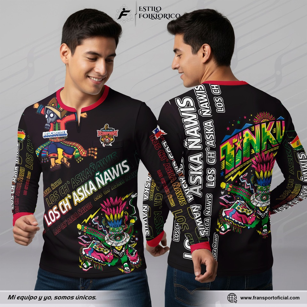Camiseta Estilo Folklorico Nº1476
