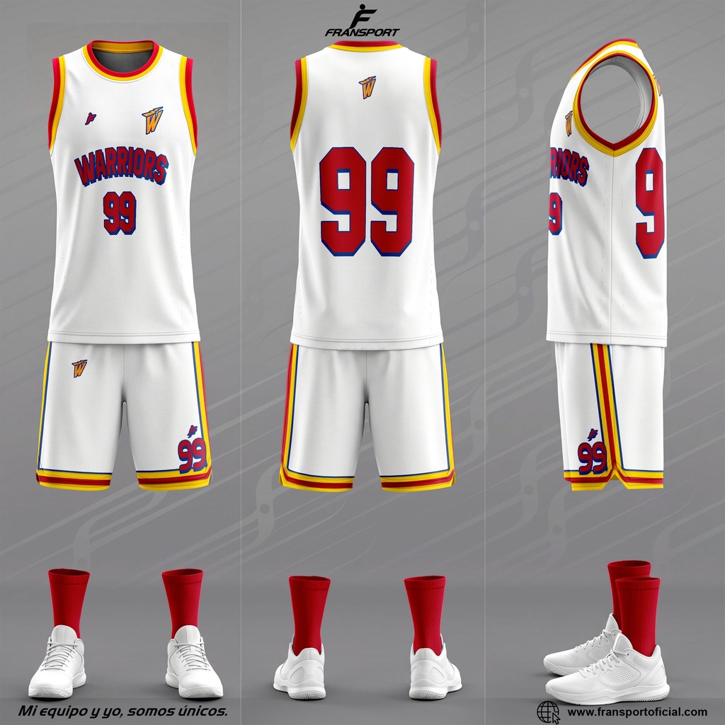 Conjunto malla y bermuda basquet - CRM 2721
