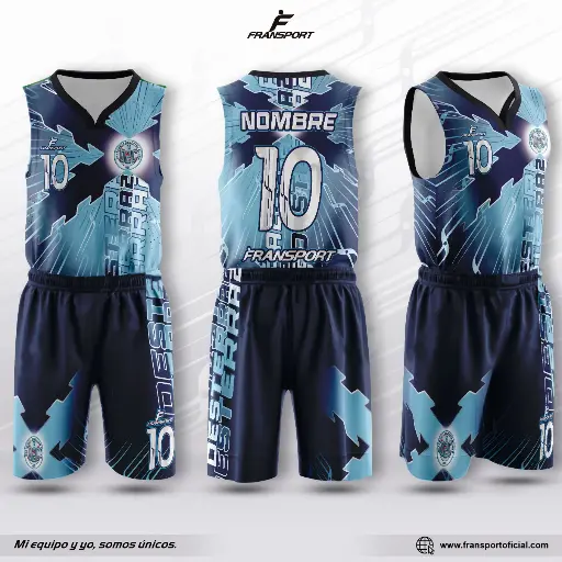 Conjunto malla y bermuda basquet