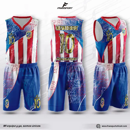 Conjunto malla y bermuda basquet