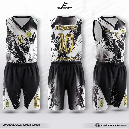 Conjunto malla y bermuda basquet 