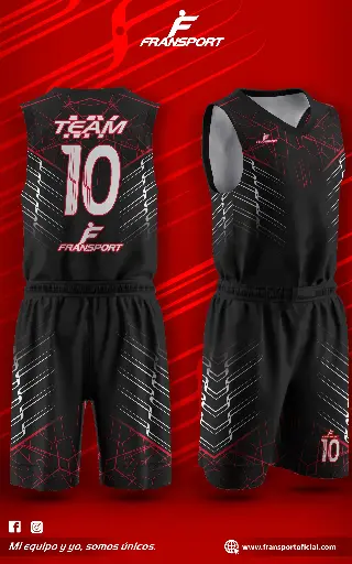 Conjunto malla y bermuda basquet 