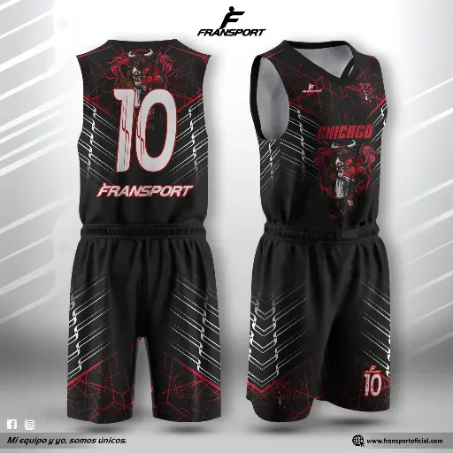 Conjunto malla y bermuda basquet   