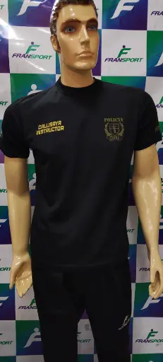 Polera suelta estilo policial - personalizable