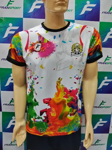 Polera suelta estilo policial - personalizable - full sublimado