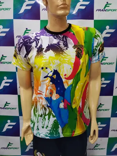 Polera suelta estilo policial - personalizable - full sublimado