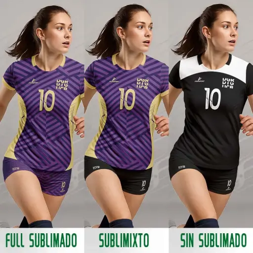 Conjunto Polera Corto Voleyball