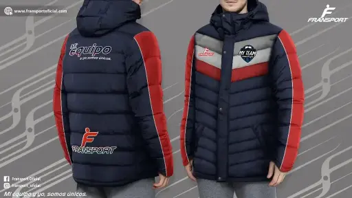 Gabardina y Semigabardina Sin Sublimar- Tela Jaipura, cien por ciento Engomado- Con fibra termica- Con un logo Bordado en pecho izquierdo- un texto Bordado en espalda- en tallas S-M-L-XL  