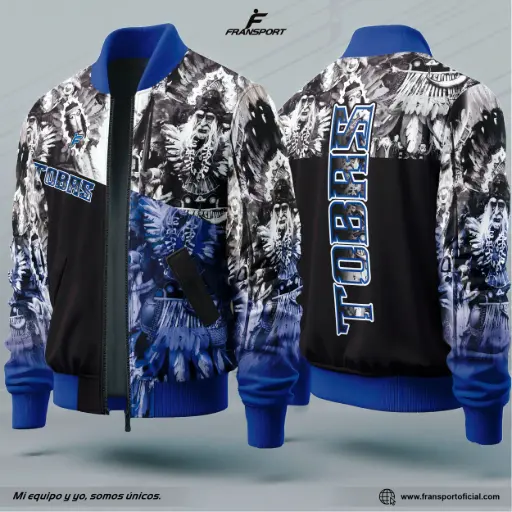 Bomber personalizable Fransport estilo folklorico