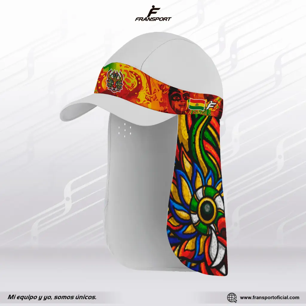 Gorra sahariana larga personalizable estilo folklorico - Diablada