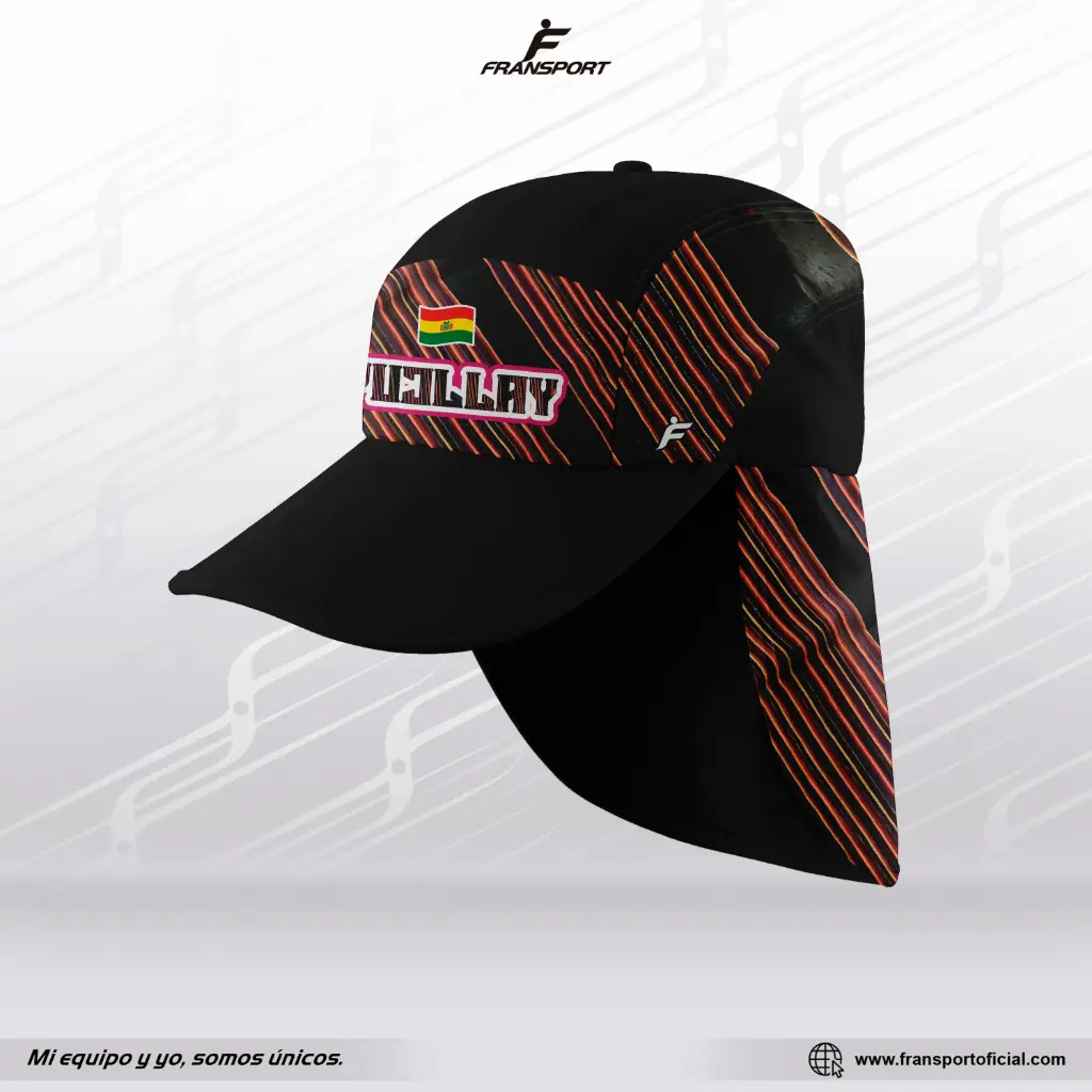 Gorra sahariana corta personalizable estilo folklorico - Pujllay