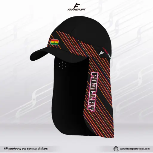Gorra sahariana larga personalizable estilo folklorico - Pujllay