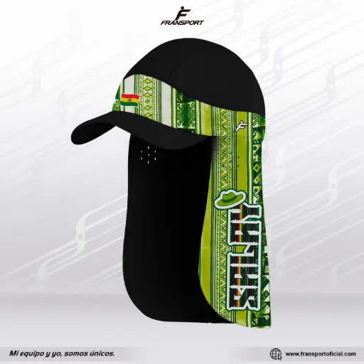Gorra sahariana larga personalizable estilo folklorico - Salay