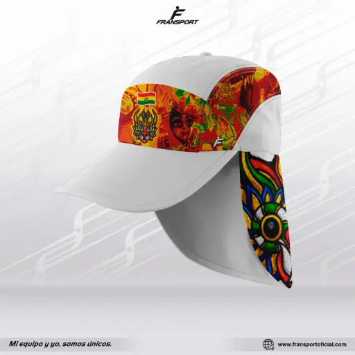 Gorra sahariana corta personalizable estilo folklorico - Diablada