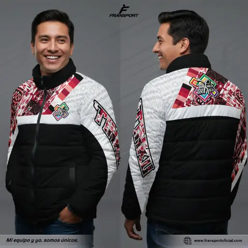 Chamarra termica varon Estilo Folklor Bolivia – Tinku | Modelo Personalizable – Fransport - ID 1258