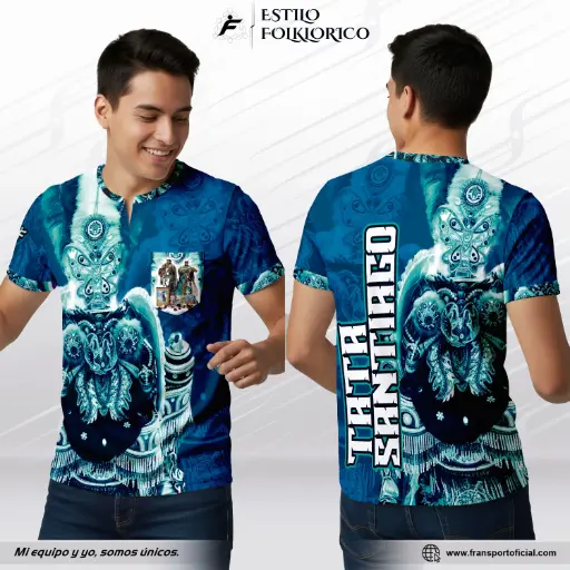 Camiseta Estilo Folklor Bolivia – Morenada | Modelo Personalizable – Fransport - ID 1259