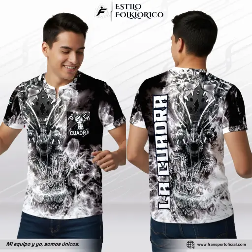 Camiseta Estilo Folklor Bolivia – Diablada | Modelo Personalizable – Fransport - ID 1260