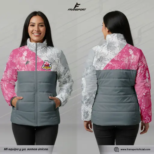 Chamarra termica mujer Estilo Folklor Bolivia – Tinku | Modelo Personalizable – Fransport - ID 1261