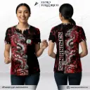 Camiseta mujer Estilo Folklor Bolivia – Caporal | Modelo Personalizable – Fransport - ID 1262