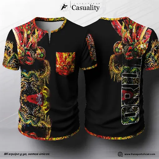 Camiseta estilo Folklor Bolivia Diablada - Modelo personalizable