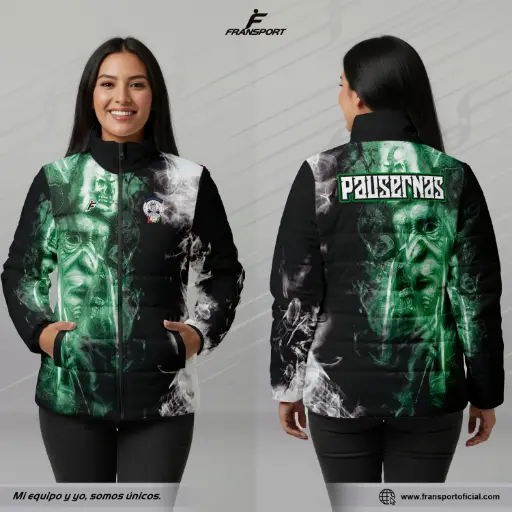 Chamarra termica mujer Estilo Folklor Bolivia – Tobas | Modelo Personalizable – Fransport - ID 1307