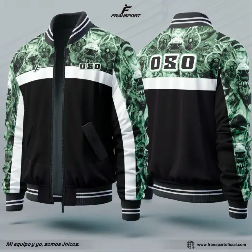 Bomber Estilo Folklor Bolivia – Diablada Oso | Modelo Personalizable – Fransport - ID 1236
