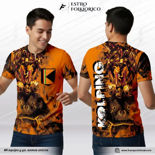 Camiseta Estilo Folklor Bolivia – Diablada | Modelo Personalizable – Fransport - ID 1257