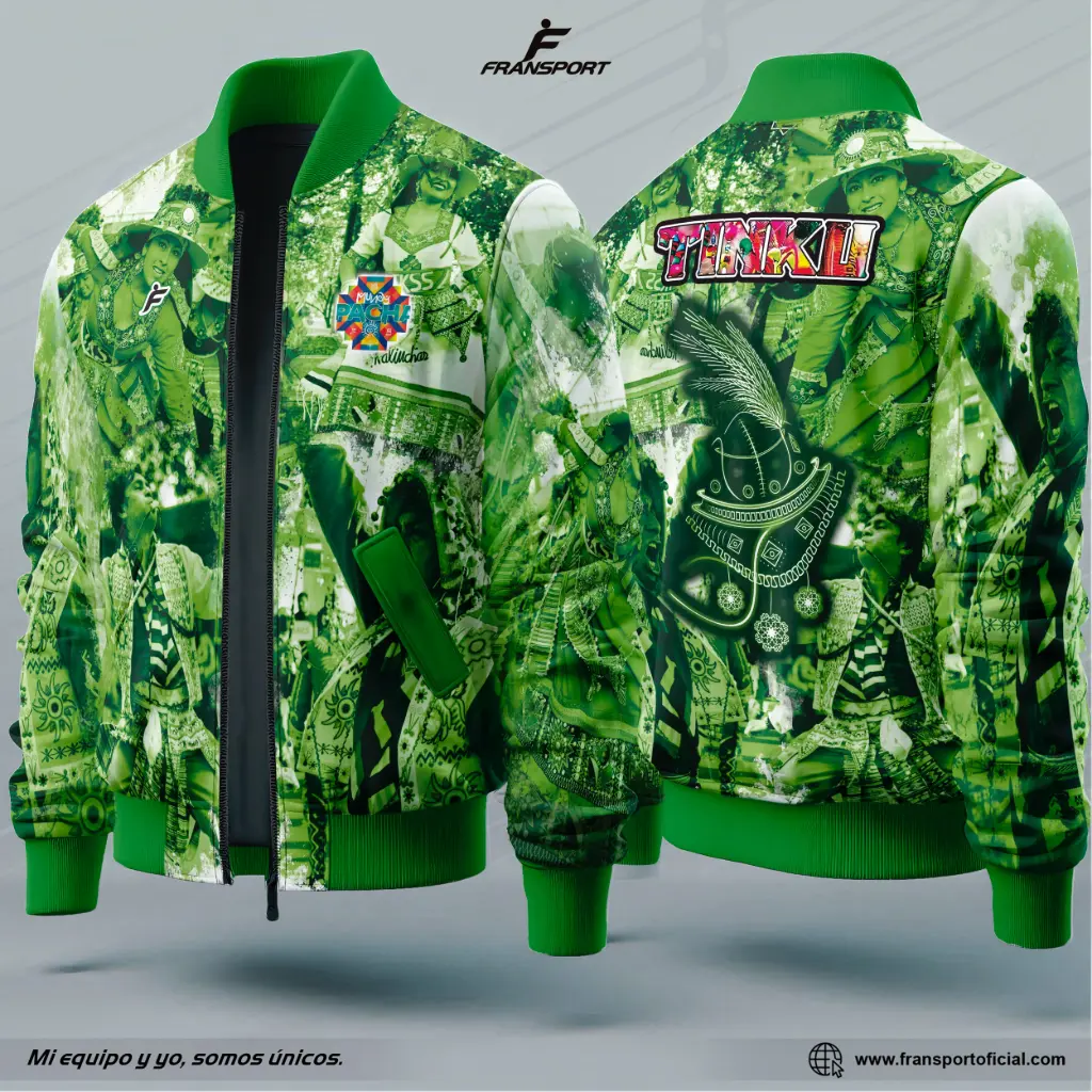 Bomber Estilo Folklor Bolivia – Tinku | Modelo Personalizable – Fransport - ID 1250