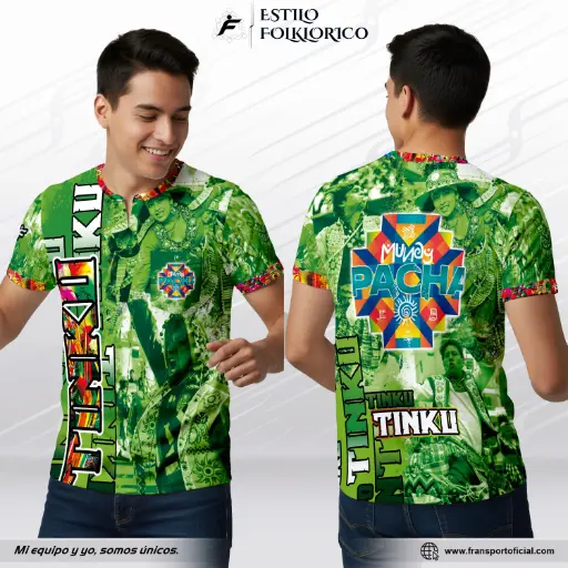 Camiseta Estilo Folklor Bolivia – Tinku | Modelo Personalizable – Fransport - ID 1250