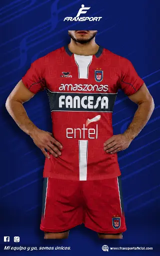 Poleras y corto Fútbol Diseño Fransport Personalizable full sublimado