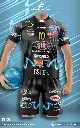 Poleras y corto Fútbol Diseño Fransport Personalizable full sublimado