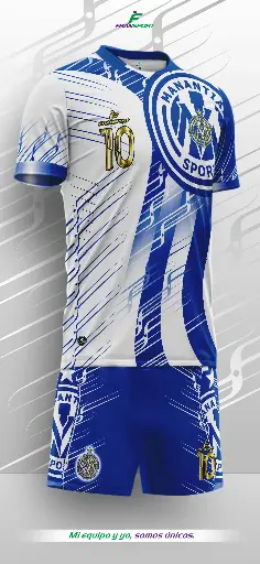 Poleras y corto Fútbol Diseño Fransport Personalizable full sublimado